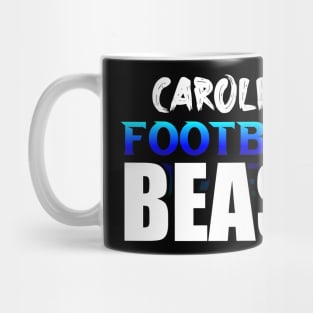 Beast Carolina Football Fans Sports Saying Text Mug